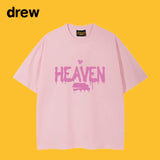 Drew T Shirts Smiley Face Letter Printing