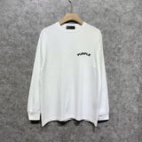 Purple Brand Long Sleeve T-Shirt Fashion Loose Long Sleeve Top
