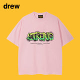 Drew T Shirts Smiley T-shirt Graffiti Printing