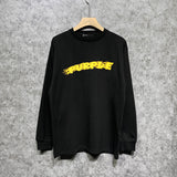 Purple Brand Long Sleeve T-Shirt Fashion Loose Long Sleeve Top