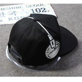 Trendy flat brimmed hat headphone microphone shade