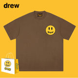 Drew T Shirts T-shirt Smiley Face Short Sleeve