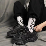 OFF OW whtie Socks XX stripe pattern