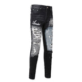 Amiri Jeans Embroidered Stretch Slim Fit #1322