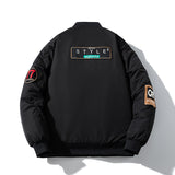 Mens Vintage Jackets Couple Oversize Flight Suit