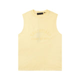 Fog Essentials tank summer FOG letter crew neck vest