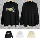Purple Brand Long Sleeve T-Shirt Fashion Loose Long Sleeve Top