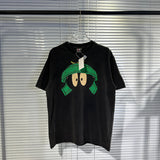 Men Vintage T-Shirts Vintage Washed and Old Loose Short Sleeve T-Shirts