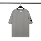 Cp Company T Shirts Men's Cotton Embroidered Casual Crew Neck