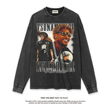 Nba Long Sleeve Shirt Men and Women Same Style Loose Street