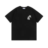 Off White T Shirts OW Nails Arrow Pattern Crew Neck Pullover Short Sleeves