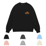 Purple Brand Sweatshirt Loose Crew Neck Sweater