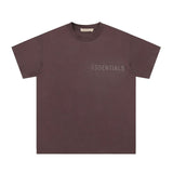 Fog Essentials T Shirts Spring Summer FOG Letters Crew Neck Pullover Short