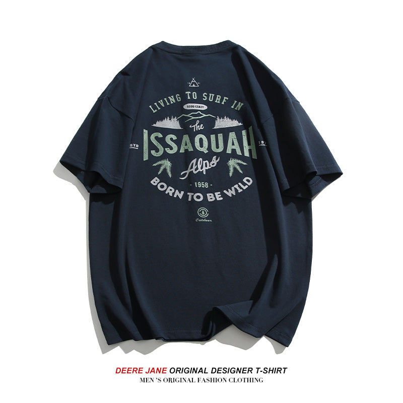 Men's T-Shirts Short-Sleeved T-shirt Men's Summer Women's Half-Sleeved Student Leisure