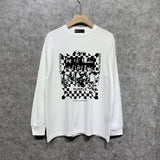 Purple Brand Long Sleeve T-Shirt Fashion Loose Long Sleeve Top