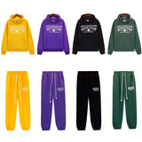 Denim Tears Outfit:Hoodie/Sweatpants (Separate Purchase Options) Casual Hooded Sweatshirt Sweatpants