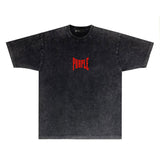 Purple Brand Distressed T Shirts Short Sleeve