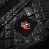 CHH Chrome Heart Coat ch Home Crowe Autumn Winter Red Lips Padded Cotton Vintage