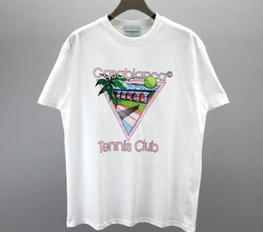 Casablanca T Shirts Fashion Casual Crew Neck Tee