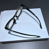 Trendy punk glasses gravel cat eyes