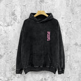 Purple Brand Distressed Hoodie Fashion Old Loose Hooded Sweater