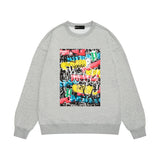 Purple Brand Sweatshirt Loose Crew Neck Sweater