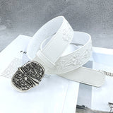 Chh Chrome Heart Belt Embroidery Belt Male