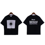 Rhude T Shirt Alphabet Slogan Printed Short Sleeve T-Shirt