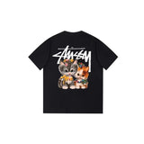 Stussy T Shirts Loose Casual T-Shirts Same for Men and Women