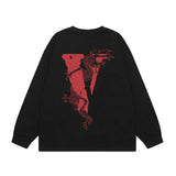 Vlone Sweatshirts Autumn and Winter Crew Neck Pullover Long Sleeves
