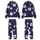 Denim Tears Hoodie & Sweatpants 2 Piece Set Casual Pants