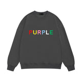 Purple Brand Sweatshirt Loose Crew Neck Sweater