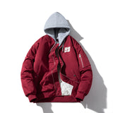 Men Vintage Jackets Embroidered Neutral Jacket Jacket Padded Baseball Jacket