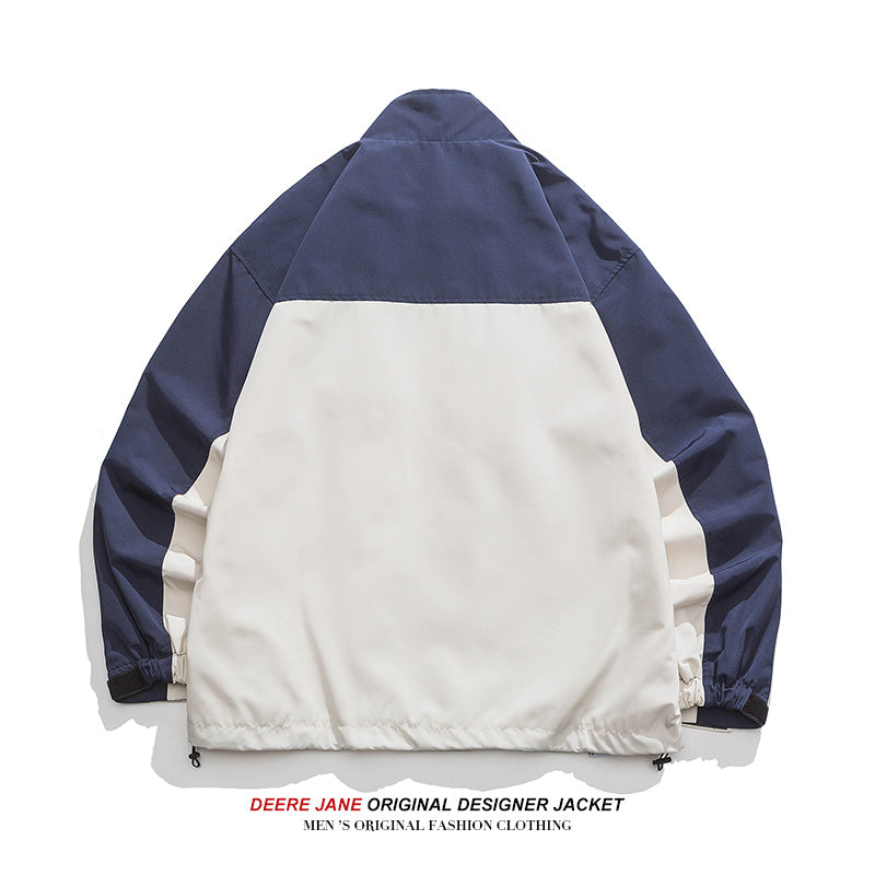 Men Jacket Spring Multicolor Jacket Men's Loose All-Match Casual