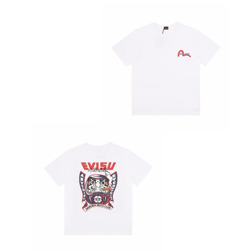 Evisu T Shirts Loose Versatile Casual T-Shirts