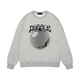 Purple Brand Sweatshirt Loose Crew Neck Sweater