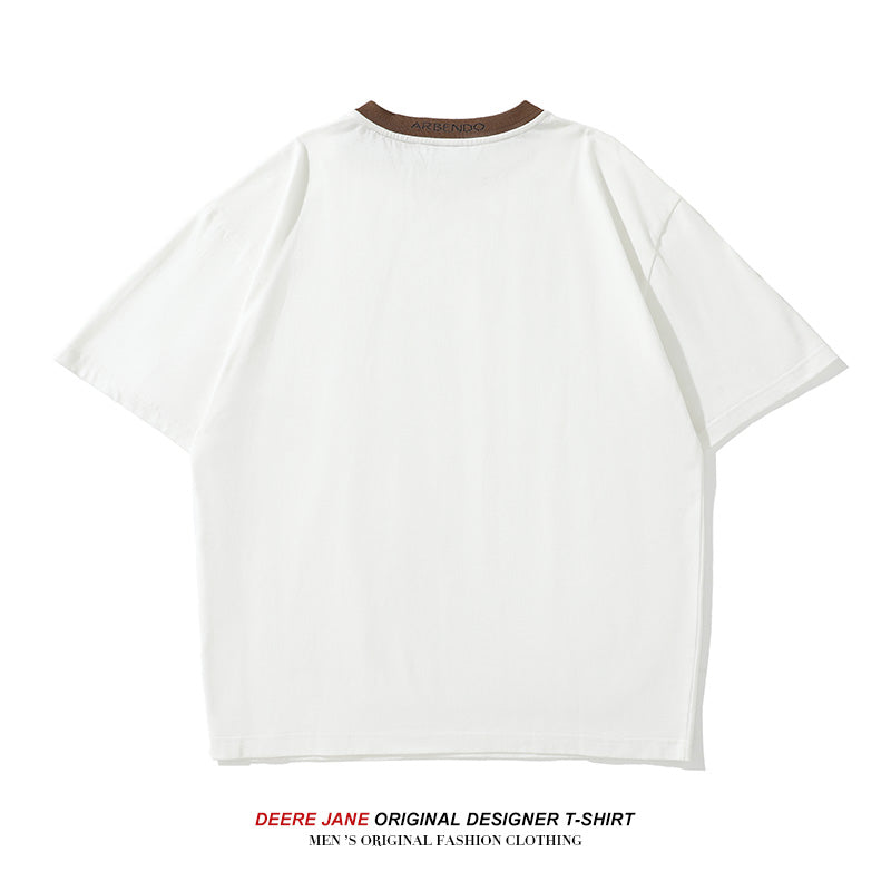 Men's T-Shirts Short-Sleeved T-shirt Men's Summer Loose Half-Sleeved Casual