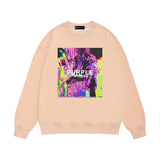 Purple Brand Sweatshirt Loose Crew Neck Sweater
