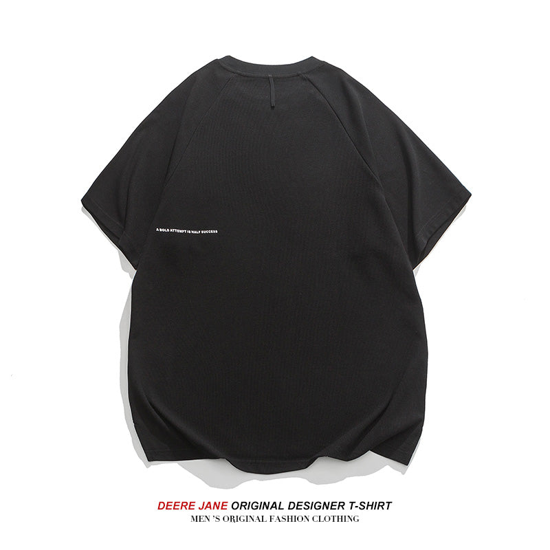 Men's T-Shirts Short-Sleeved T-shirt Men's Summer Casual Cotton