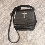 Chh Chrome Heart Leather Bag Sword Cross