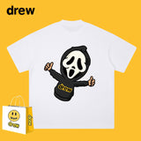 Drew T Shirts Short-Sleeved Clothes Smiley Face Short Sleeve round Neck