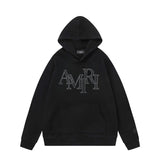 Amiri Hoodie AMI Patch Embroidered Letter Pattern Hooded Sweater