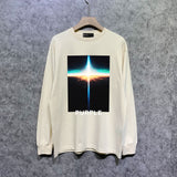 Purple Brand Long Sleeve T-Shirt Fashion Loose Long Sleeve Top