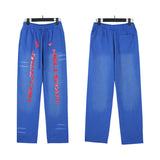 HS JacketsHS Hoodie & Pants Wash Old Vintage Men's and Women's Loose Casual Sweater Sweatpants