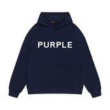 Purple Brand Hoodie Fashion Loose Hooded Sweater