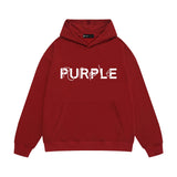 Purple Brand Hoodie Fashion Loose Hooded Sweater