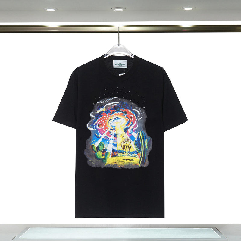 Casablanca T Shirts Space Horse Spaceship 3D Anime Printing Loose Tee