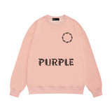 Purple Brand Sweatshirt Loose Crew Neck Sweater