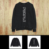 Purple Brand Distressed Sweatshirt Retro Vintage Crew Neck Sweater