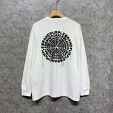 Purple Brand Long Sleeve T-Shirt Fashion Loose Long Sleeve Top